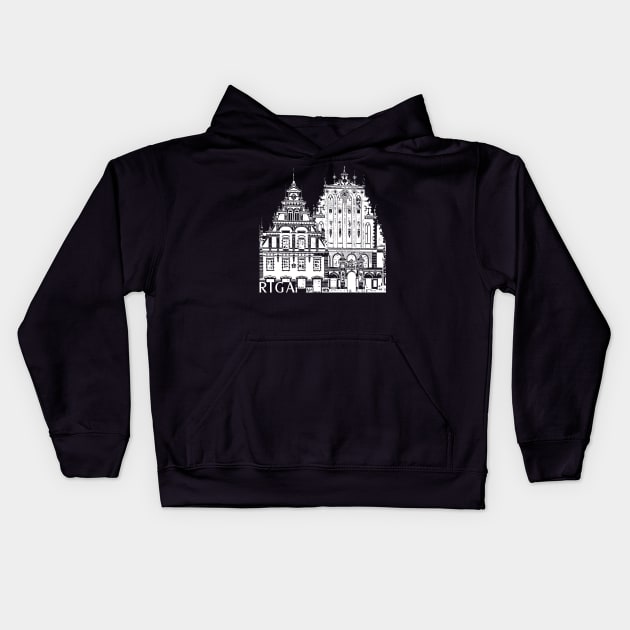 Riga Kids Hoodie by TravelTs